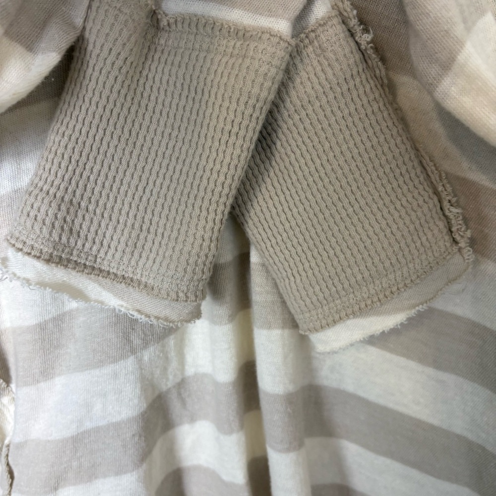 Free People x We The Free Sail Away Long Sleeve In Natural Combo Small - Picture 5 of 8